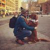 Photos: Meet The Adorable Dog Who Loves To Hug New Yorkers